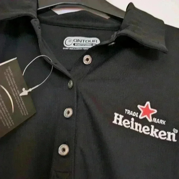 Women's Heineken on your golf shirt size  small - Picture 2 of 6